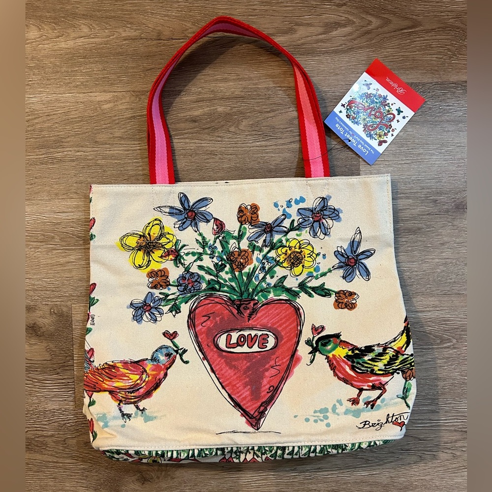 Brighton Collectibles Love Tweet Tote Bag NWT